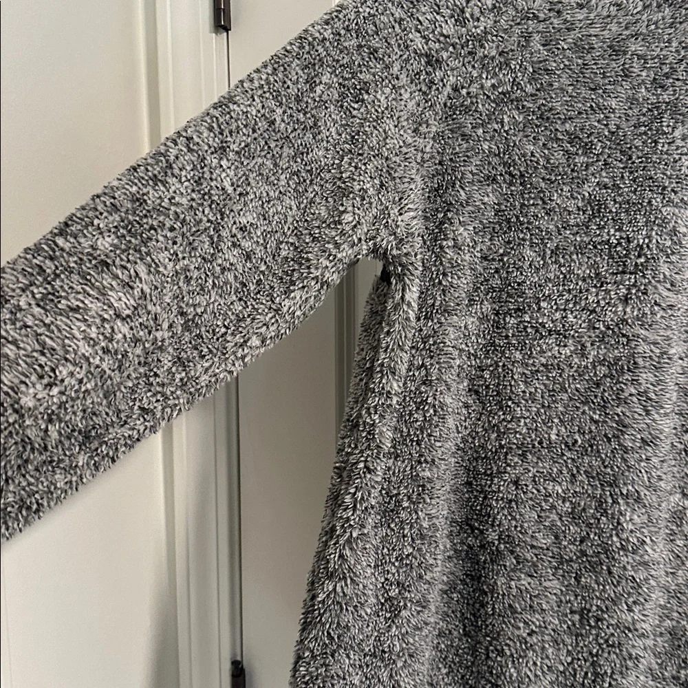 NWOT Wooly Bully Wear Grey Sherpa Turtleneck Jacket size M - Picture 11 of 12